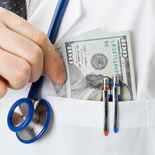 How does illegal hospital billing work?