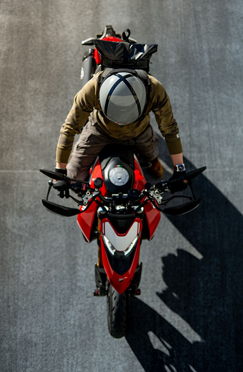 Motorcyclists may only appear to be stopping fast