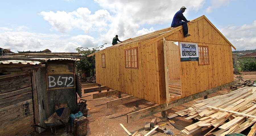Wellspring International Outreach building homes  | colorado motorcycle lawyers motorcycle advocates