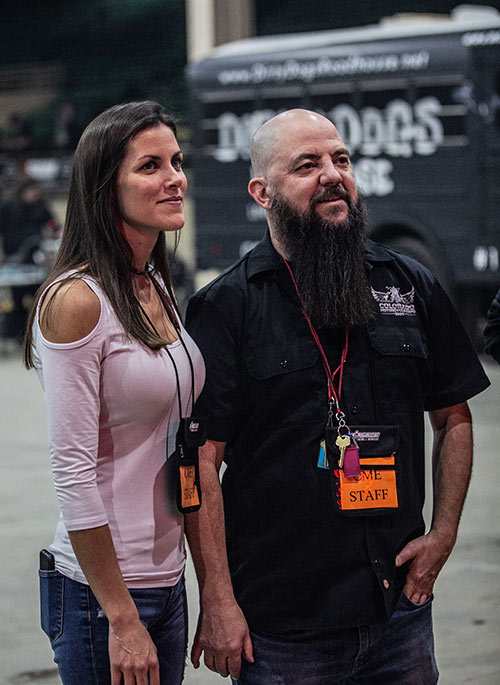 Christy and Scott Schultz at the Colorado Motorcycle Expo