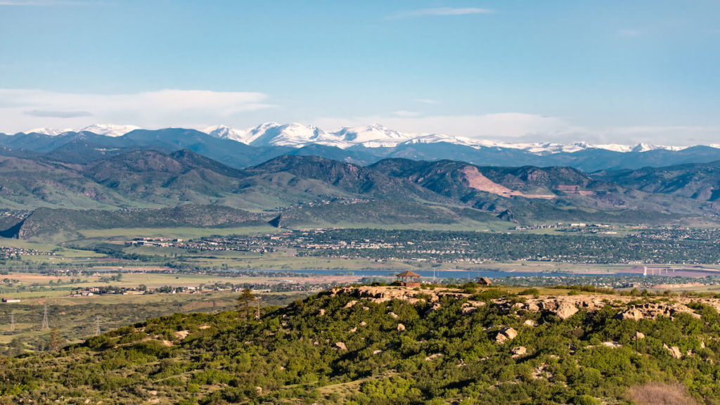 View of Sedalia Colorado - motorcycling