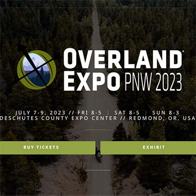 Rider Justice sponsors Overland Expo Pacific Northwest
