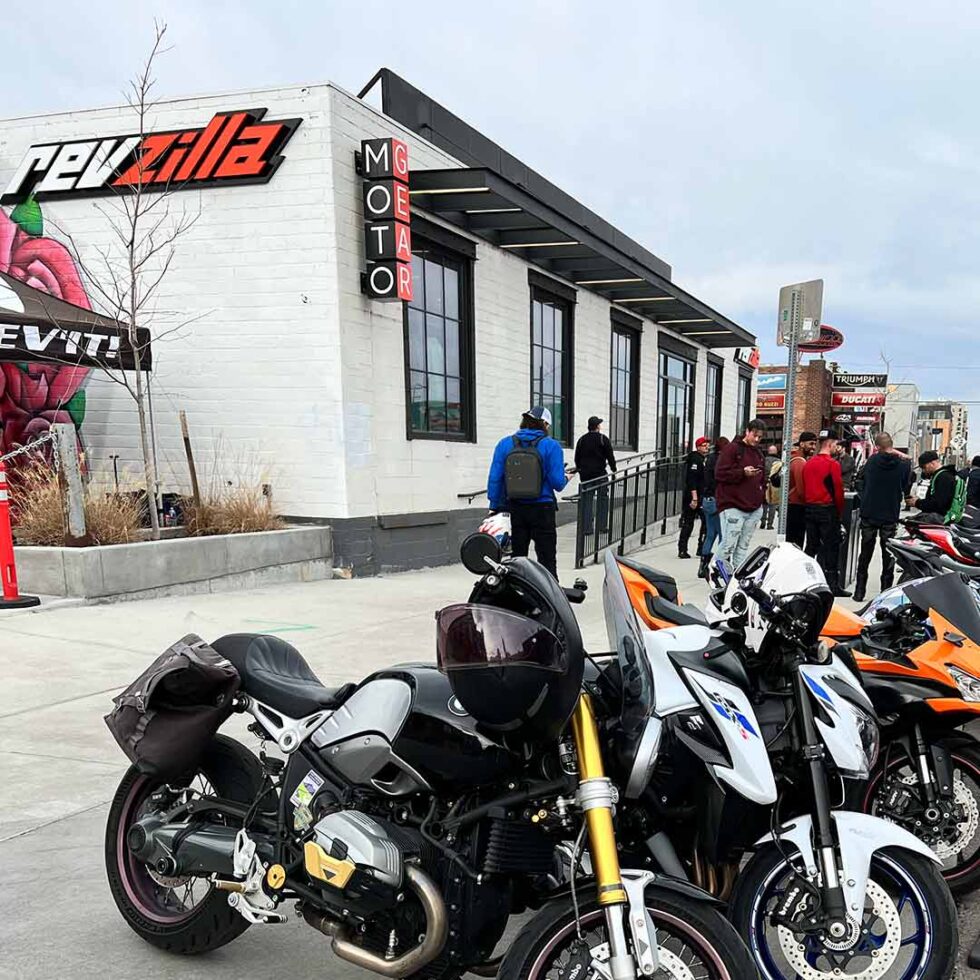RevZilla store in Denver on bike night