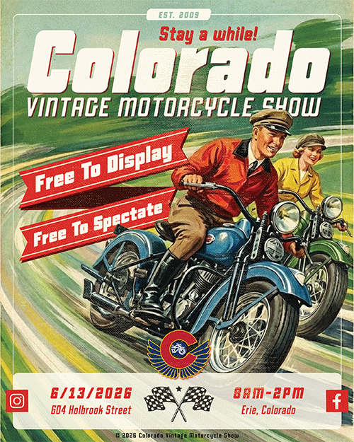 Colorado Vintage Motorcycle Show 2026
