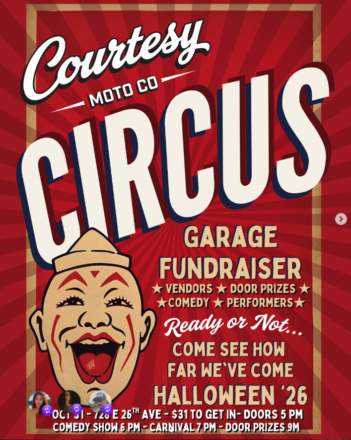 Courtesy Moto Co. Circus Halloween